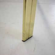 Midcentury brass and glass dining table, germany 1970s