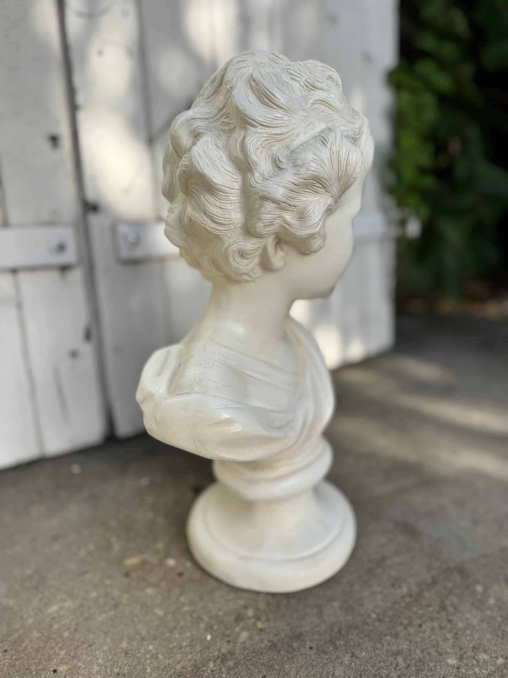 Plaster bust