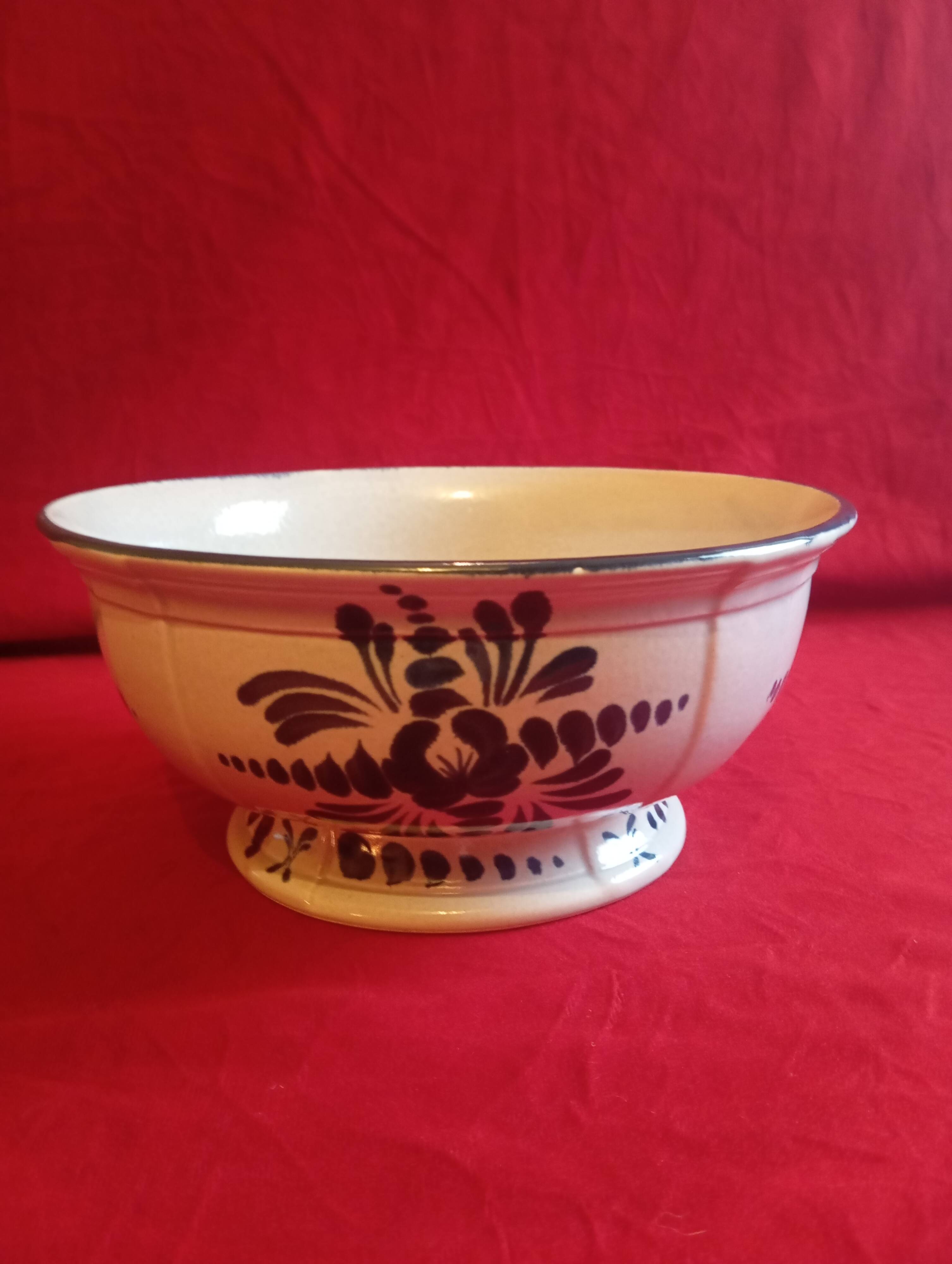 Saladier en faience de Pornic modèle "Stuart"