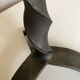Lampe de fer battu brutaliste 1970