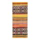 1970s Vintage Turkish Oushak Handmade Wool Cotton Orange Runner Rug 136x327