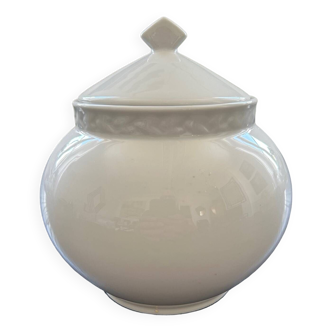 White porcelain candy dish