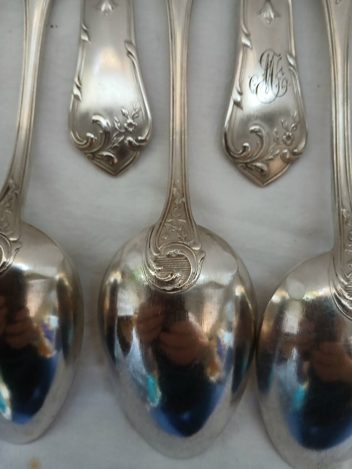 36 antique silver-plated cutlery sets "Boulenger"
