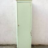 Old original green patina cabinet