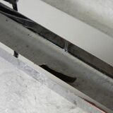 2 chrome ball spots on rail, 1950s