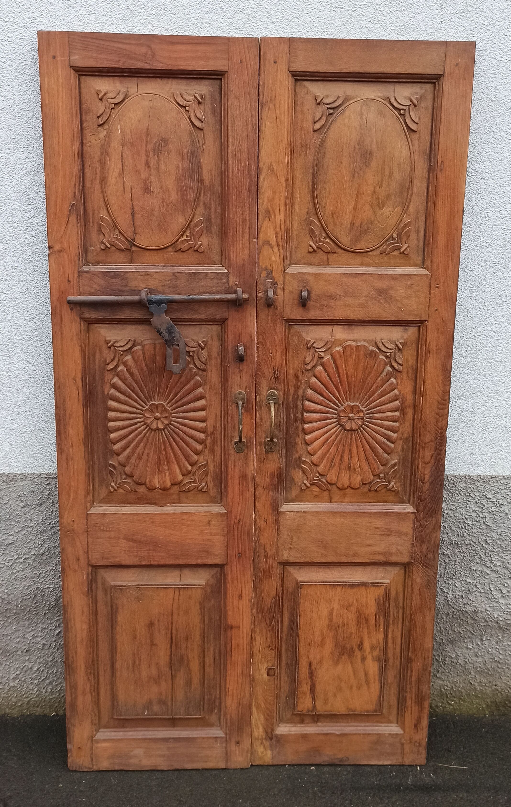 Old wooden door