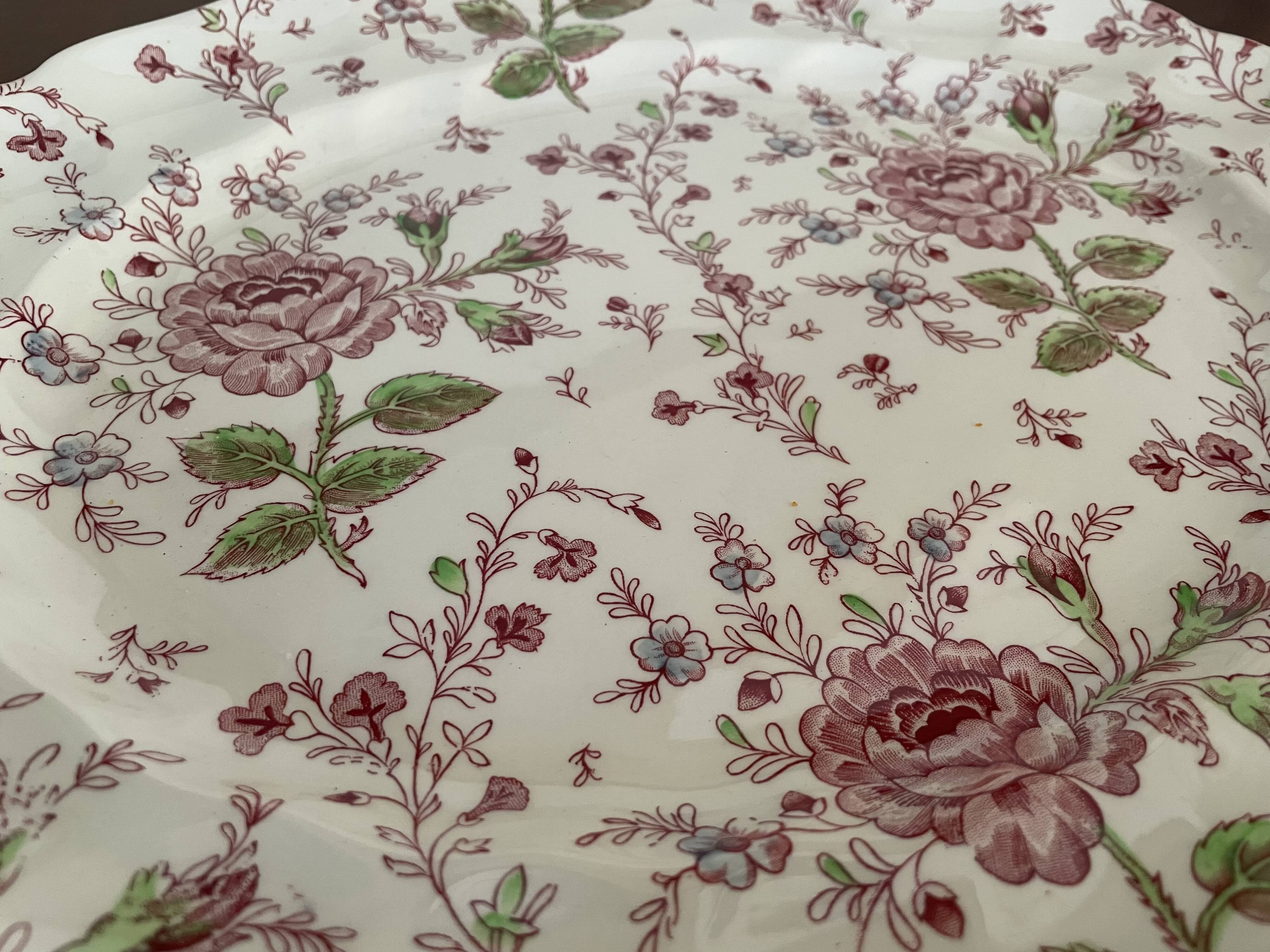 Vintage Rose Chintz Johnson Brothers dishes