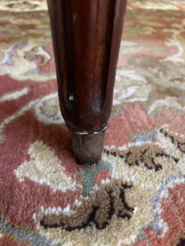 Louis XVI style oval marble coffee table