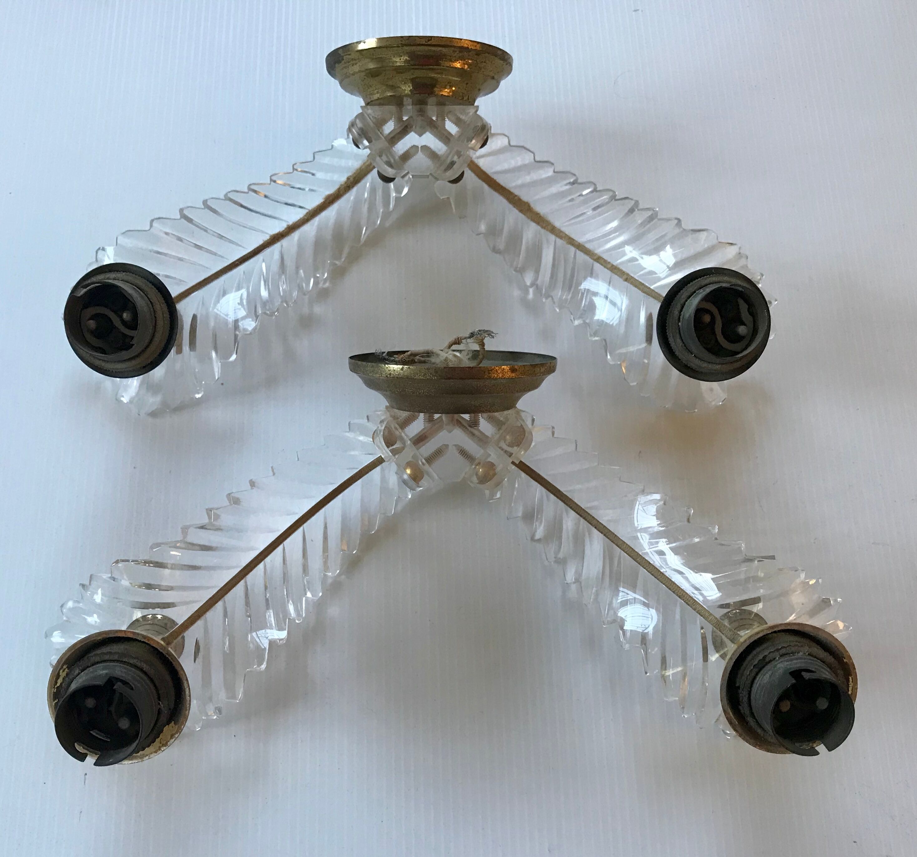 Pair of wall lamps