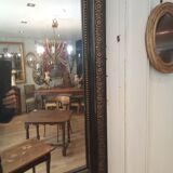 Miroir noir et doré 86X62cm