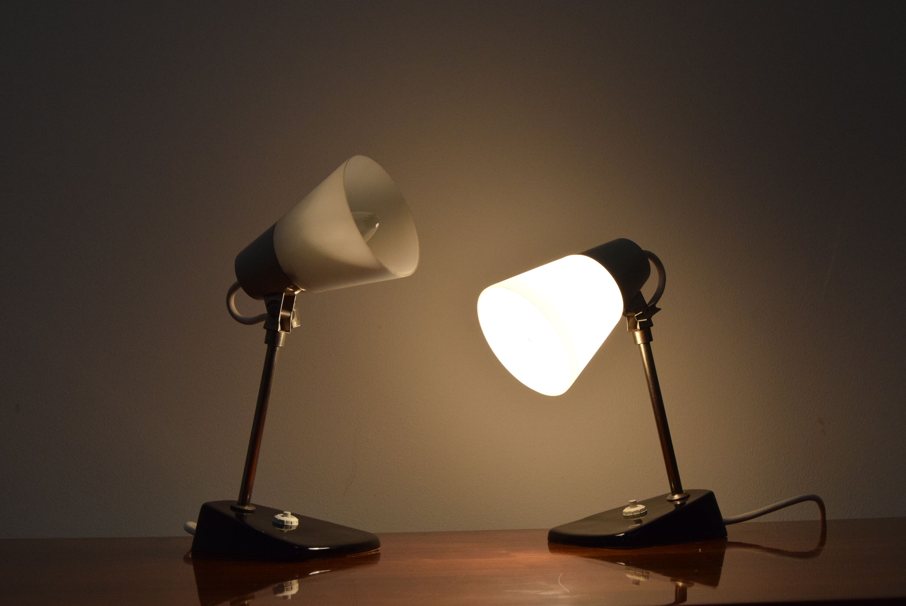 Pair of Mid-century Table Lamps, 1970’s.