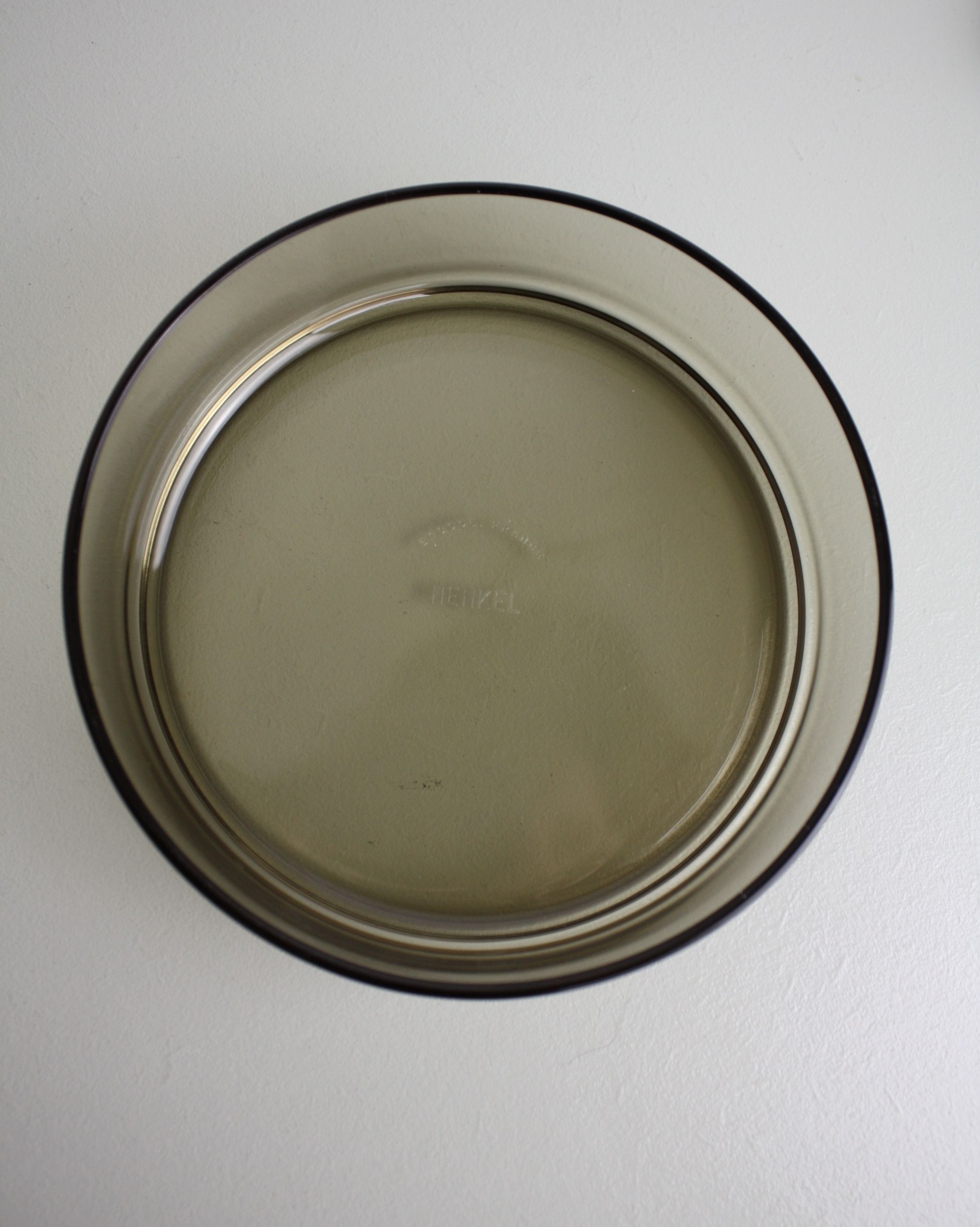 Henkel smoked glass bowl or empty pocket