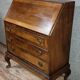 English mahogany secretary desk, circa 1900