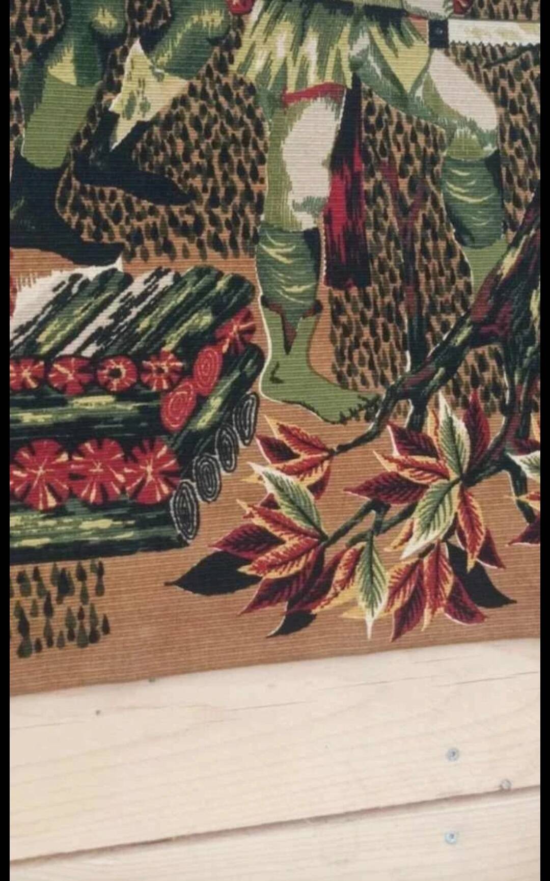 Art tapestry signed by Jean-Claude Bissery – Atelier Robert Four, Aubusson