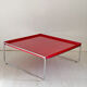 Coffee table "trays square" by Kartell by Piero Lissoni 2003