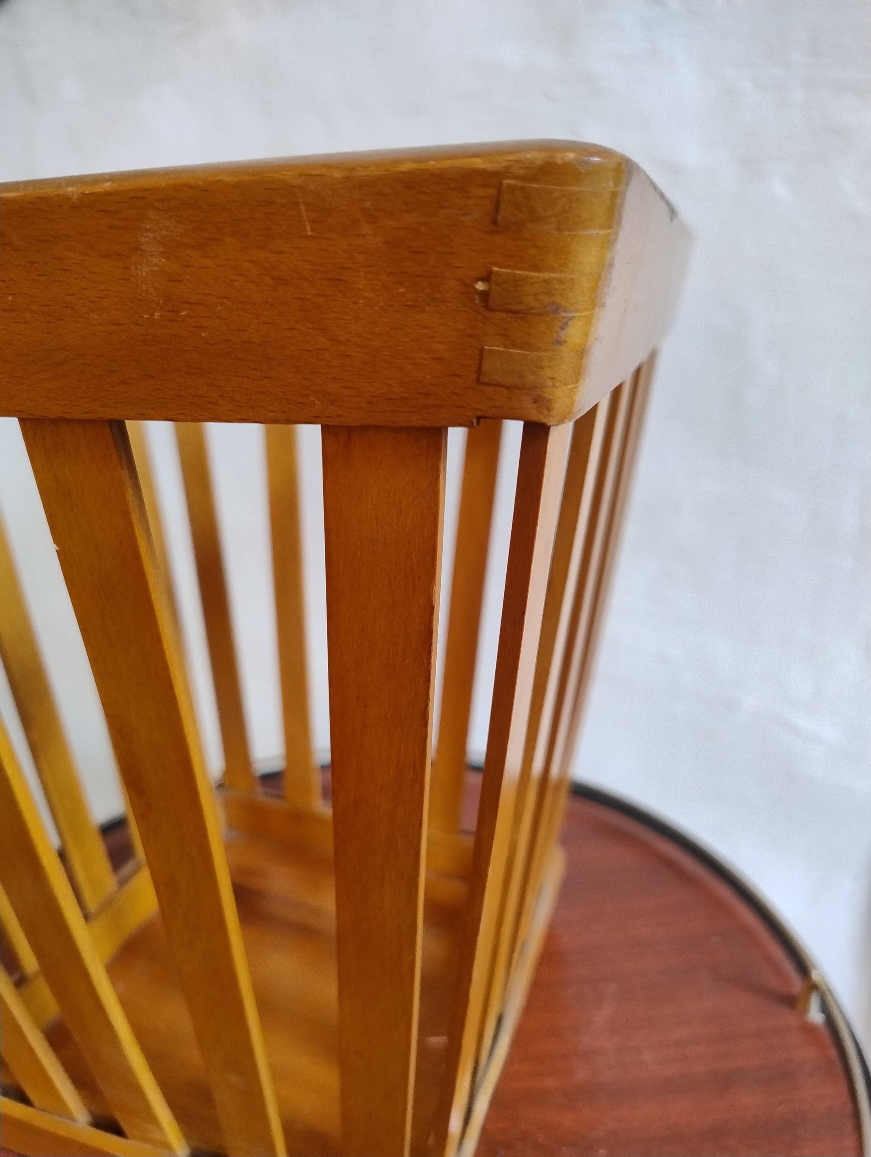 Wooden basket from the 1950s