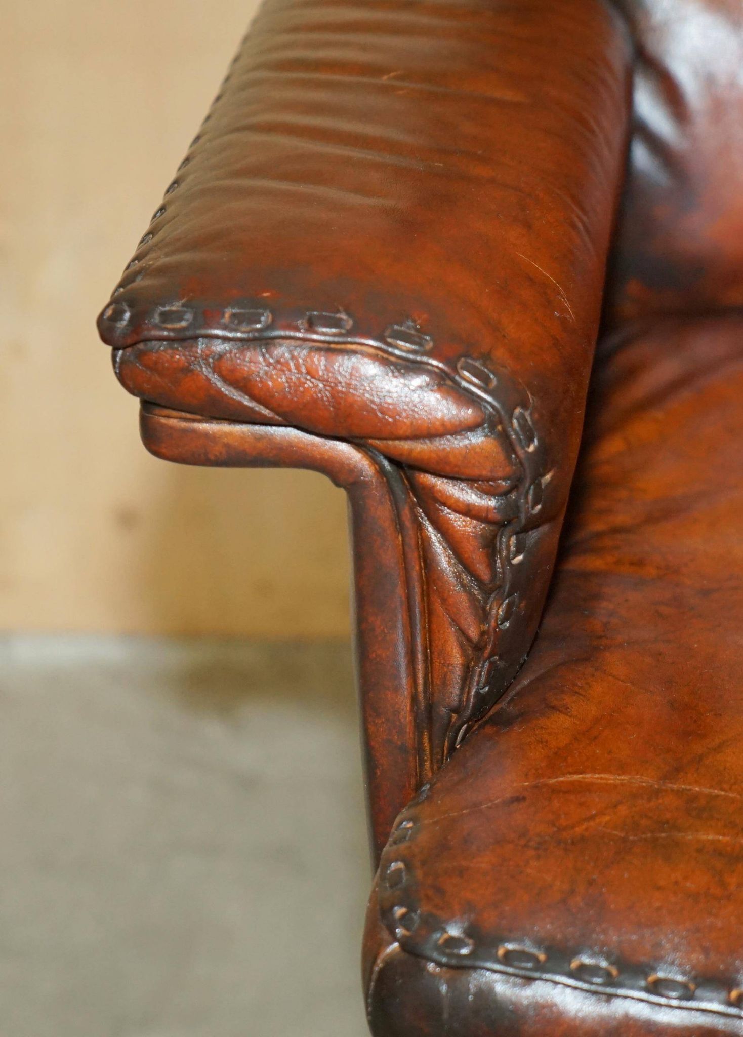 Chaise de bureau pivotante Mid Century Modern De Sede DS35 cuir