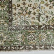 6x10 Brown & Beige Floral Pattern Vintage Rug, 196x325Cm
