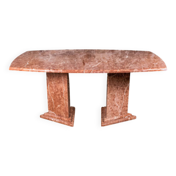 Sculptural marble table, France, 1980s