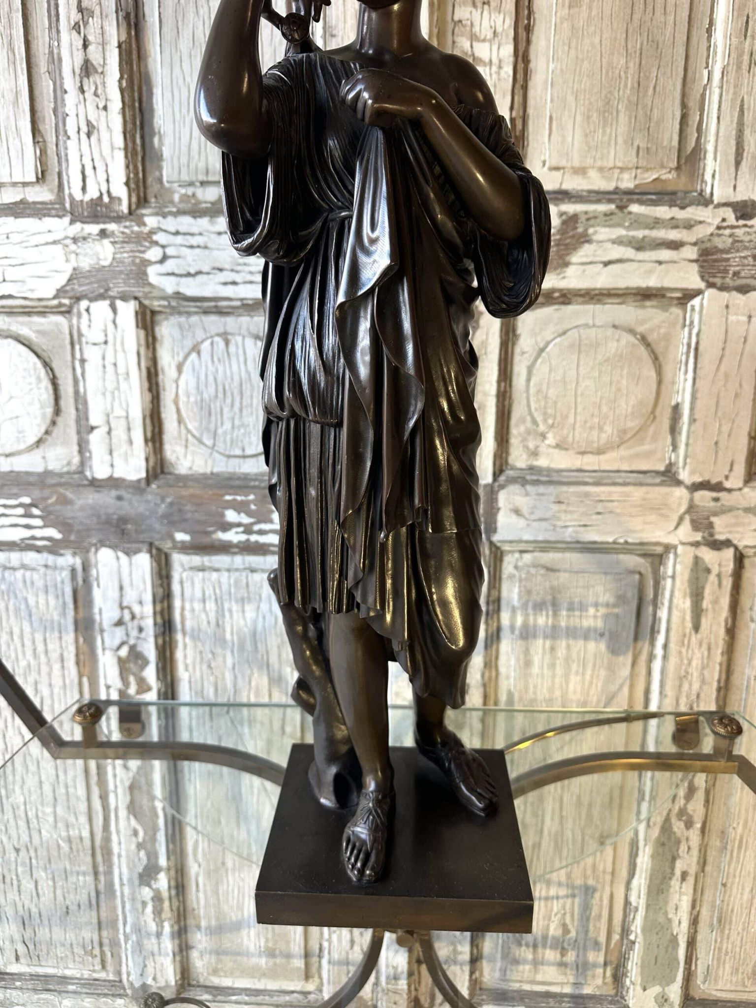 Bronze subject of Diana after Praxiteles circa 1900