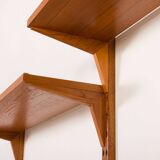 Poul Cadovius extra-large teak wall unit for Cado, 1960s.