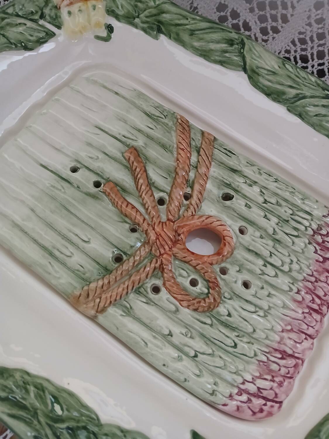 Slush-style asparagus dish