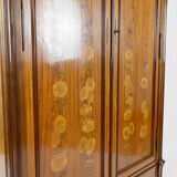 Mahogany inlaid Art Nouveau cabinet, France, circa 1900
