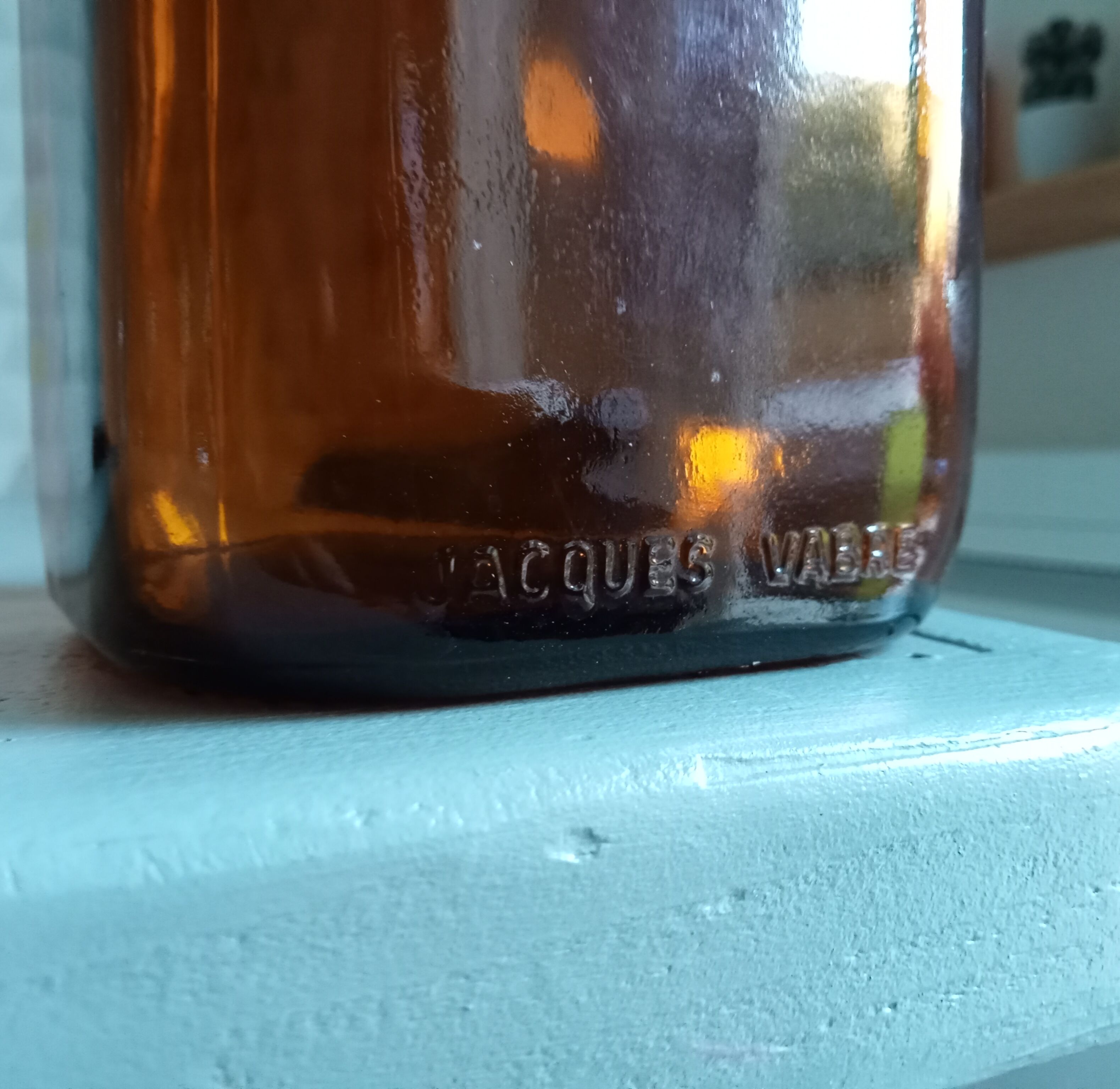 Set of 4 vintage jars 70s