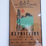 Poster for the 1921 Applied Art Exhibition. Illustrated by E. Jacqmain