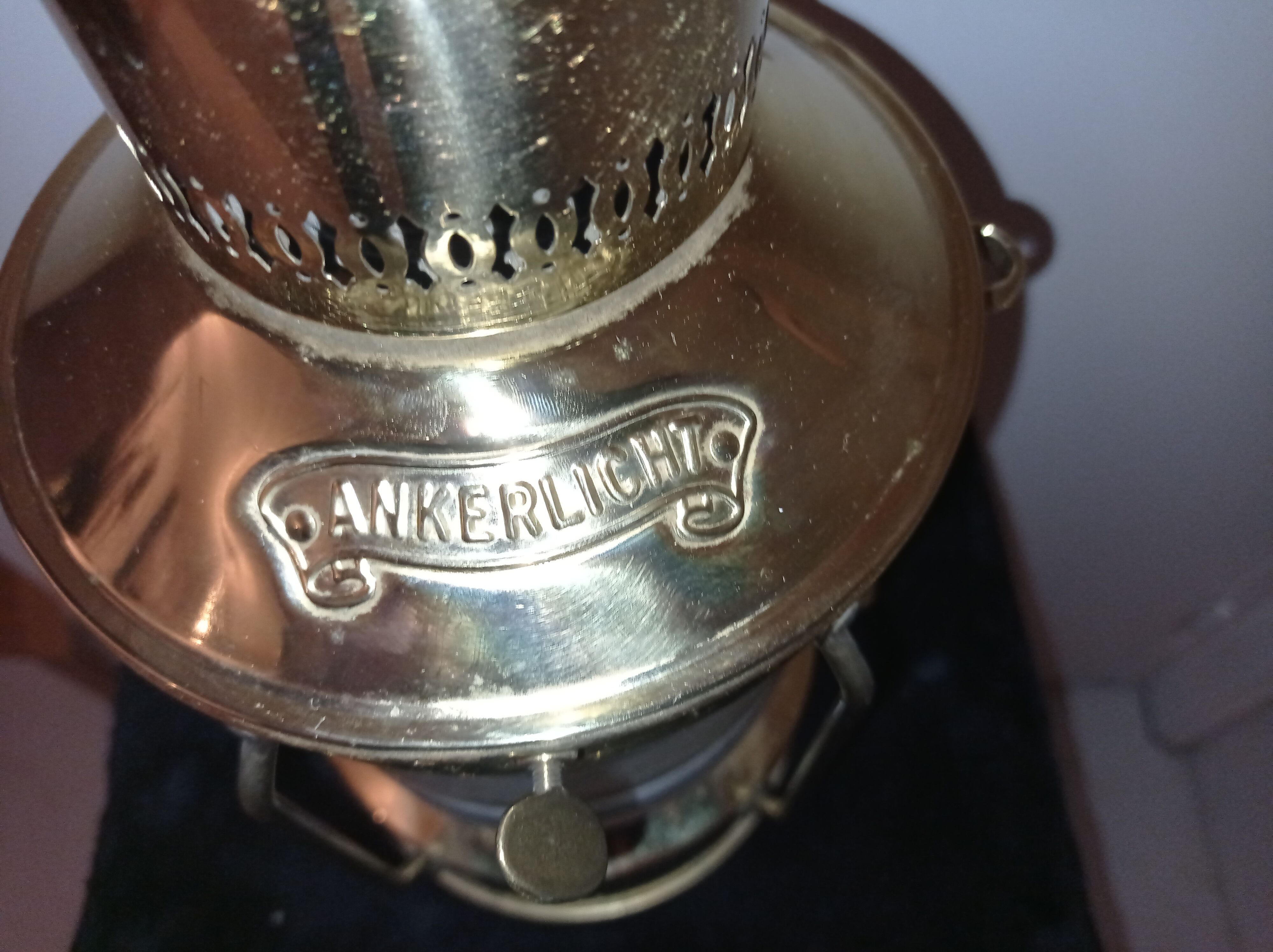 Antique marine lamp
