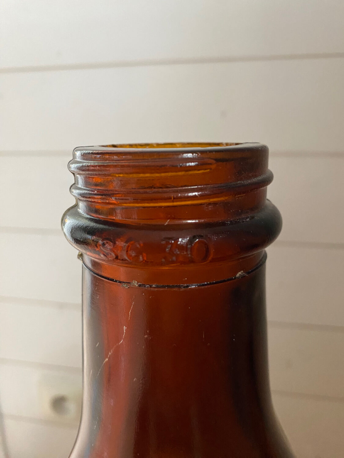 Bonbonne dame Jeanne vintage ambrée 30L