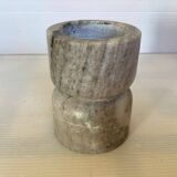 Diabolo marble candle holder