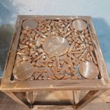 20th century steel stools / end tables