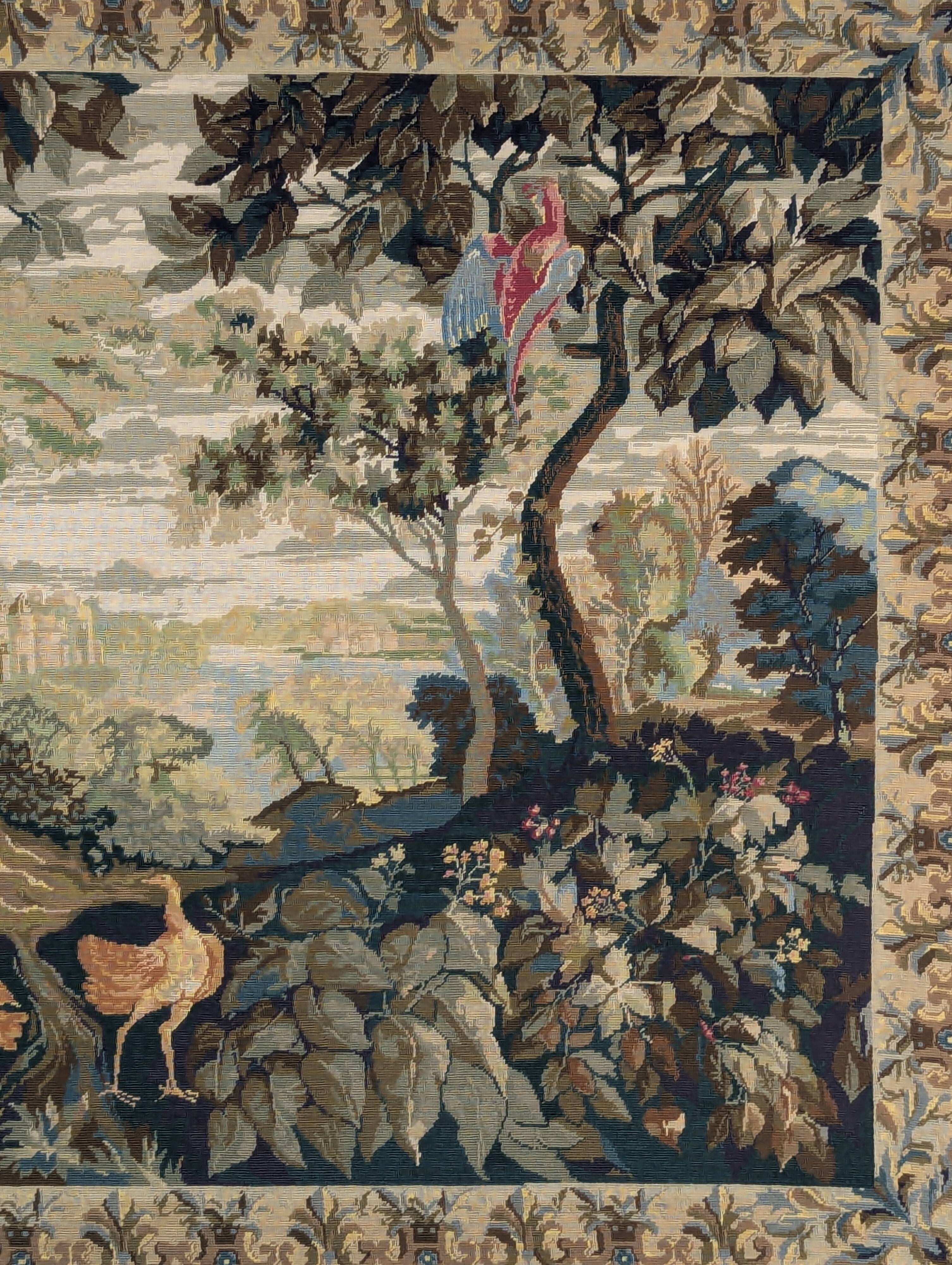 Tapisserie au petit Point Milieu XXème