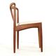 Set of 4 Johannes Andersen for Uldum Juliane chairs - fully restored
