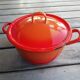 Enamelled sheet metal cocotte