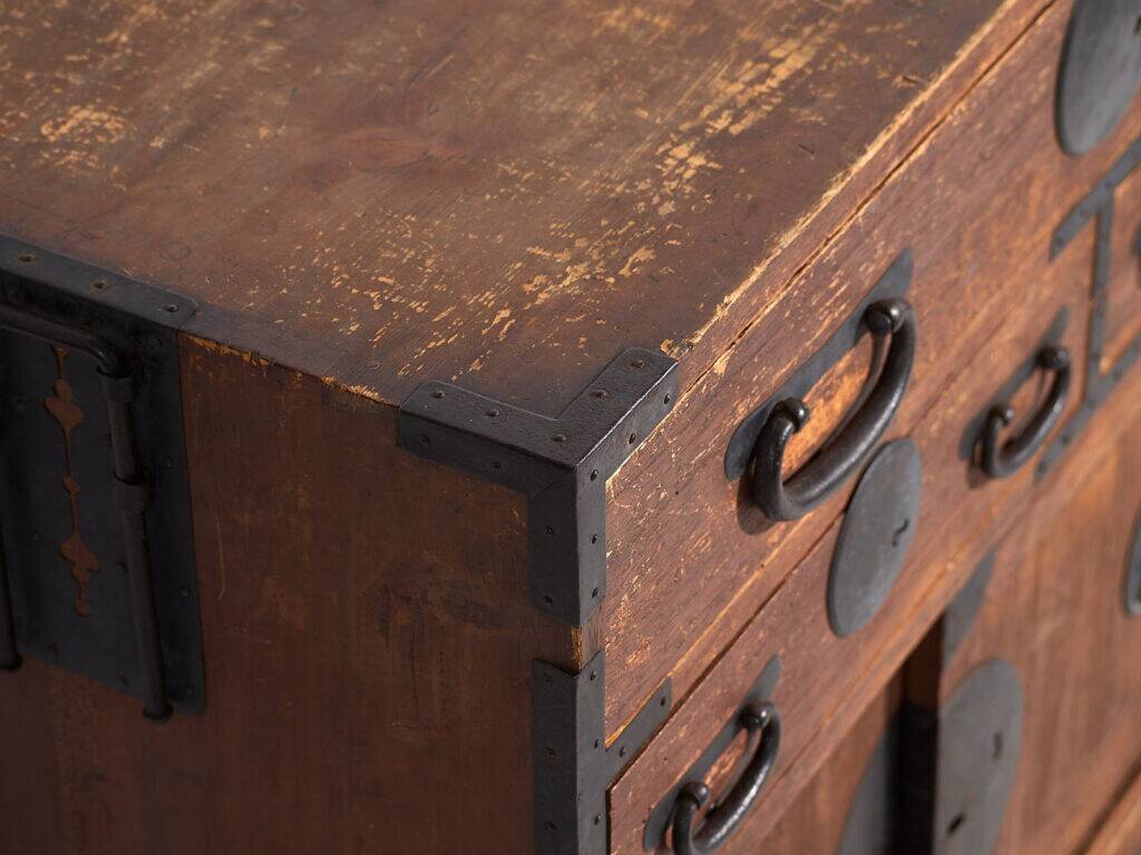 Ancient Japanese Tansu – Meiji/Taishō Period (c.1868-1926) #52