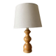 Lampe à poser en bois tourné
