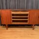 Danish highboard by Henning Kjaernulf for Bruno Hansen, 1960s