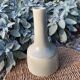Signed water green glazed ceramic vase