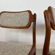 Set of 4 rosewood chairs Johannes Andersen