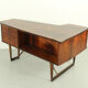 1960s Peter Løvig Nielsen 'Boomerang' Desk Hedensted Møbelfabrik