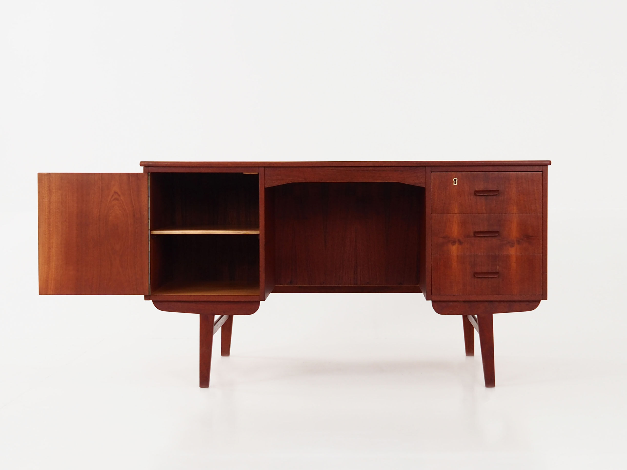Bureau en teck design scandinave des années 70