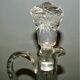 Carafe ewer for wine or water crystal cross of lorraine