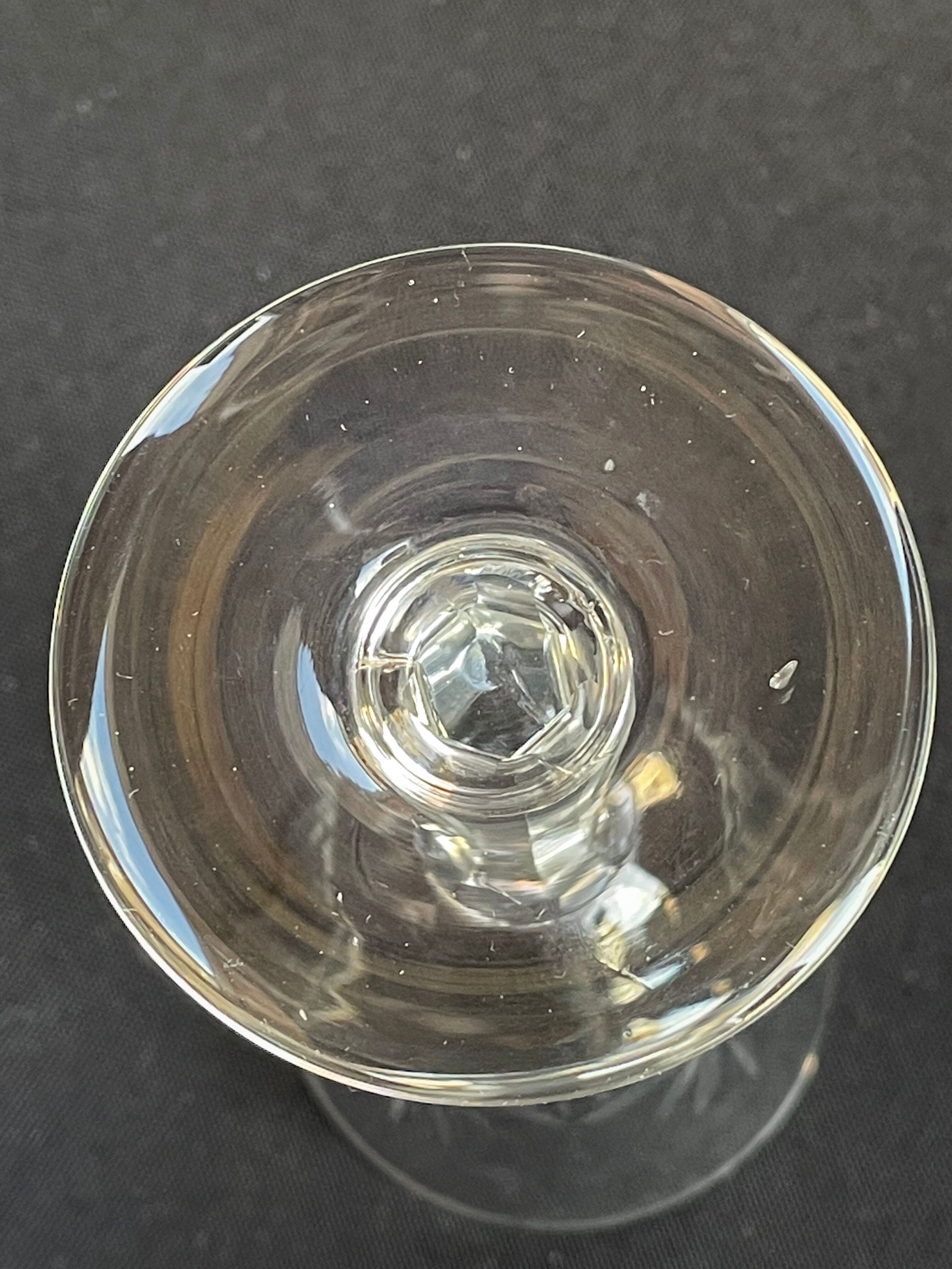 Liquor glasses (12) - art deco - cut and blown crystal