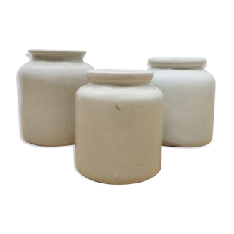 Set 3 pots en grès