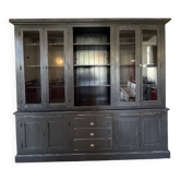 Large display cabinet with 2 sections