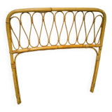 Single rattan headboard
