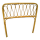Single rattan headboard