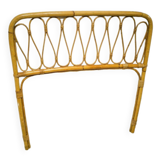 Single rattan headboard